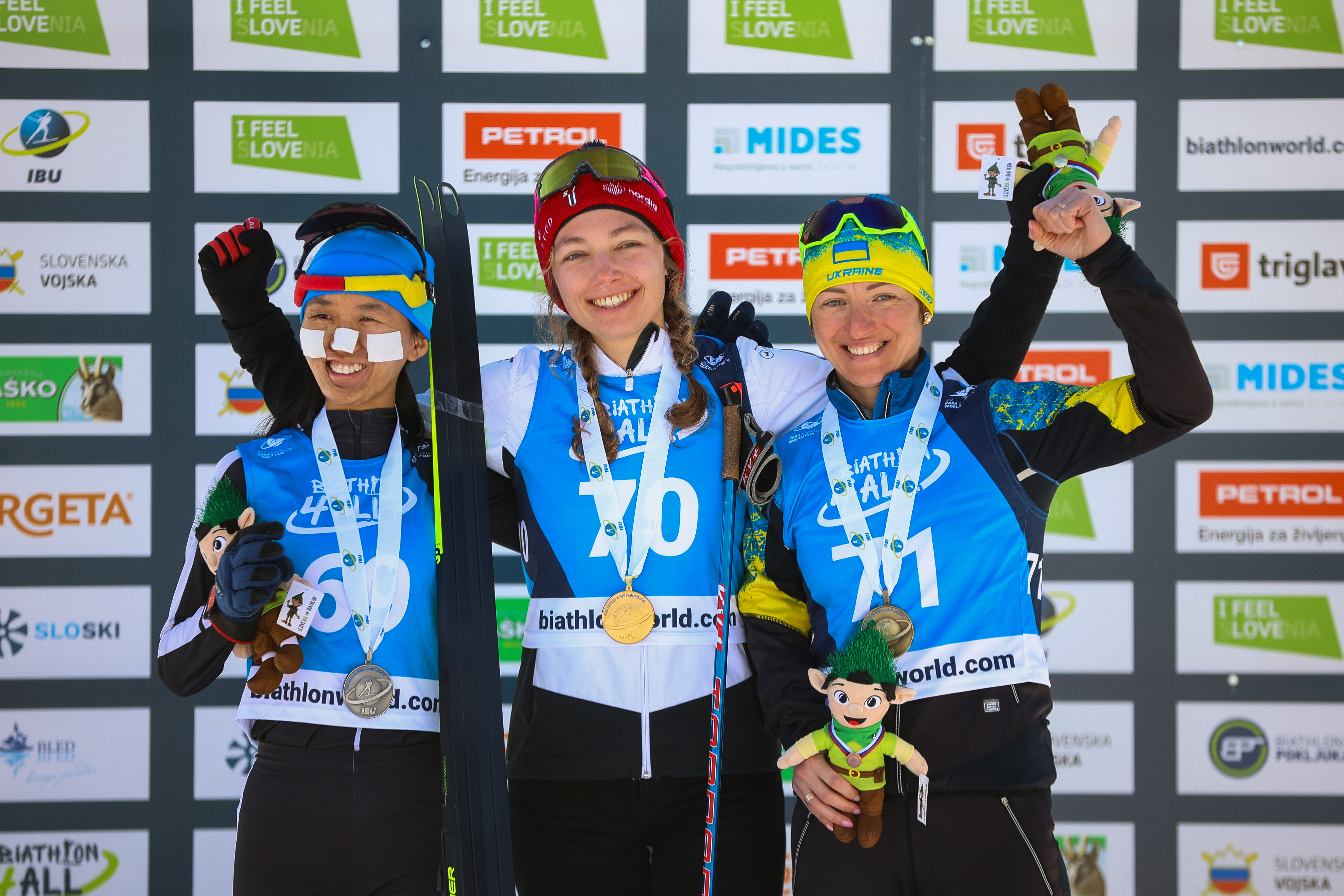 Close Finishes Mark Day One of the IBU Para Biathlon World